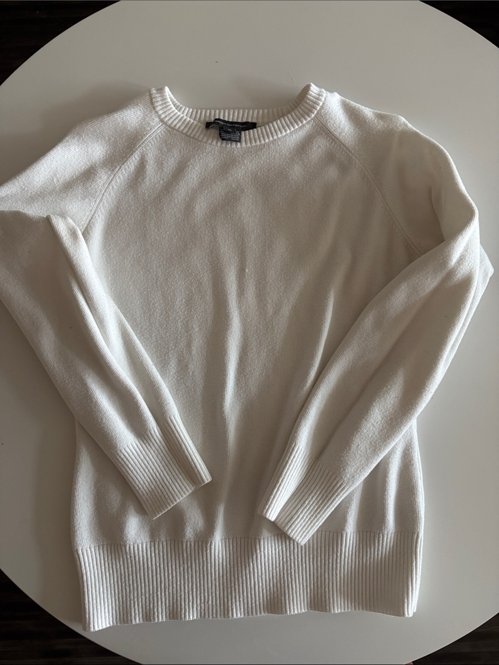 French Connection Women’s Off-White Crewneck Sweater